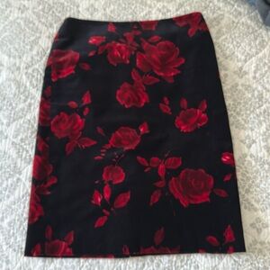 Talbots velvet skirt